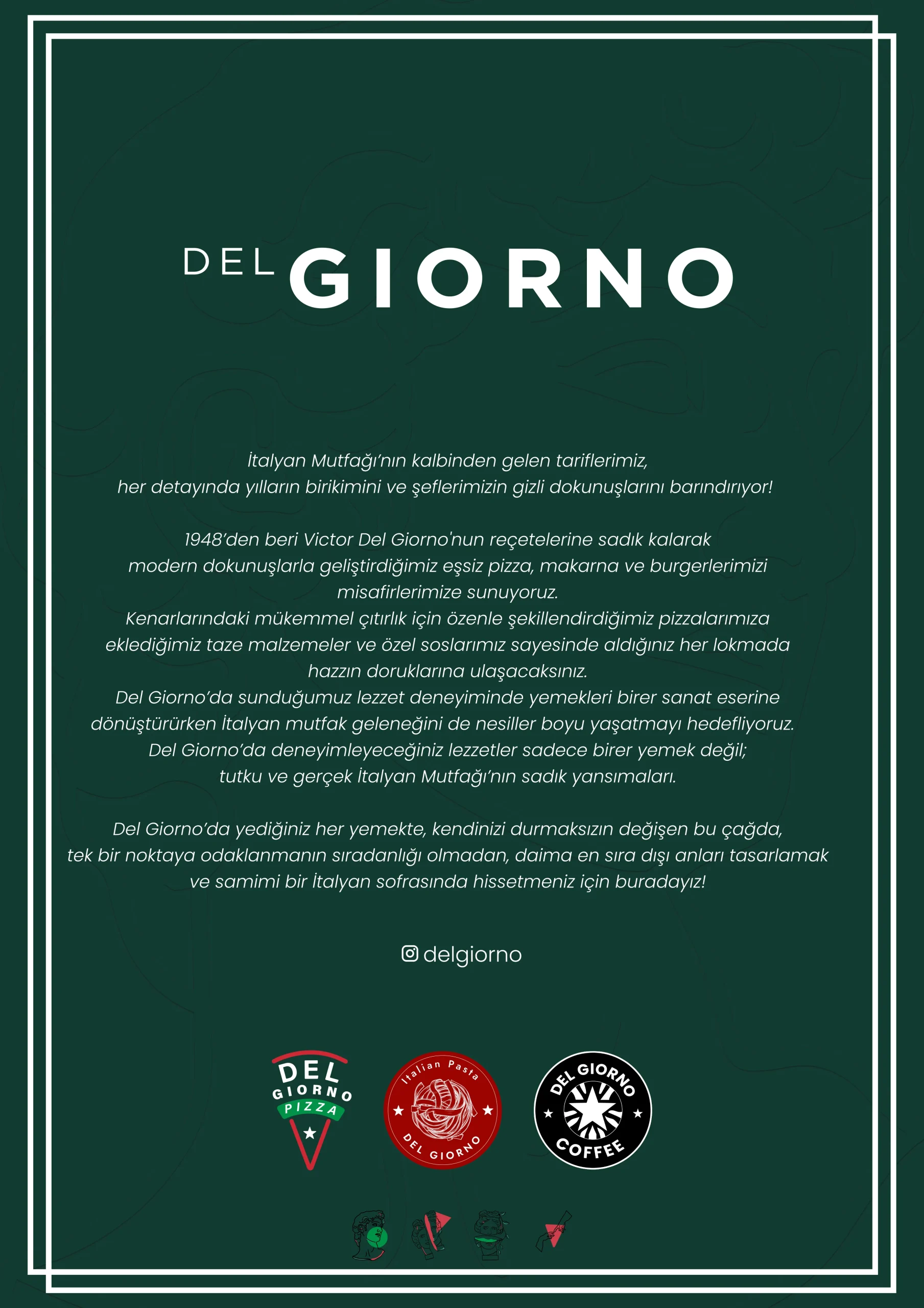 Del Giorno Menu 1